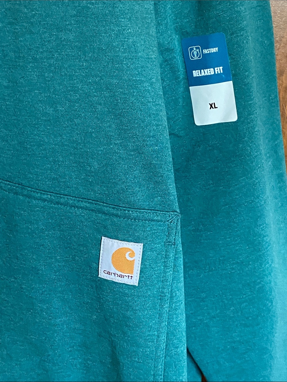 Carhartt Men's Force Relaxed Fit Lightweight Logo moisture wicking fast dry XL - Picture 5 of 12